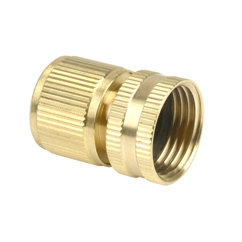 Gardeningwill 2 Sets (4 PCS) Brass Quick Hose End Connector Garden Hose Nozzle Connect Kit - Image 2
